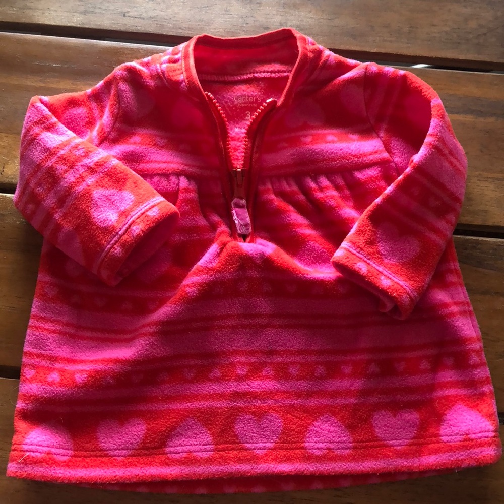 Lightweight fleece jacket. 3 month